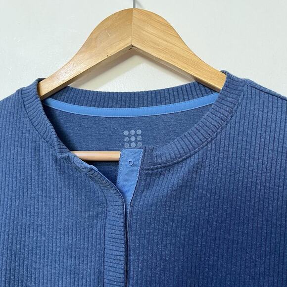 Title Nine Ossa Ribbed Long Sleeve Henley Top Size M Outdoors Gorpcore Women’s - Picture 6 of 8